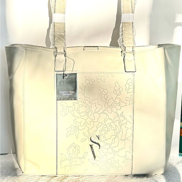 NWT Simply Vera Vera Wang Lavey Raddix Tote Bag - Picture 4 of 5